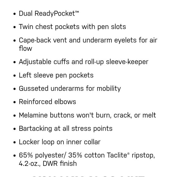 5.11 Taclite Pro L/S Charcoal Grey Men's Shirt 3XL Reg NEW WITH TAGS - Picture 4 of 5